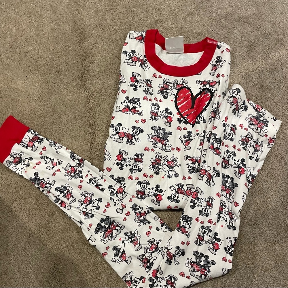 Disney by Hanna andersson mickey and Minnie pajamas size 12